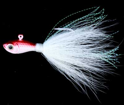 Buck Tail 4.5 Inch 1 oz Red and White