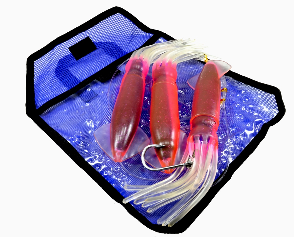 Almost Alive Lures Squid Daisy Chain with Stinger Hook AADCSQ-4