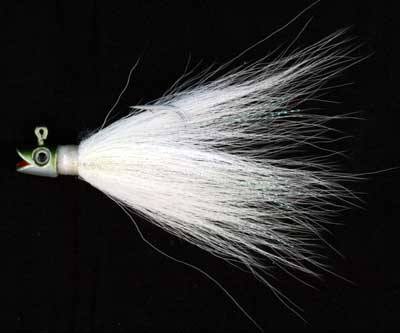 Smiley Buck Tail 4.5 Inch .81 oz Green and Silver