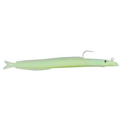 Sand Eel, 5 Inch, Pale Green color with Hook, Almost Alive