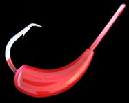 Weighted Swimbait Hook Red 1.8 oz