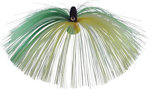 Witch Lure, Black Bullet Head, 60g, with 10 Inch Hair