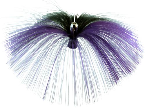 Witch Lure, Chrome Jet Head, 62g, with 6.5 Inch Hair