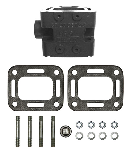 Exhaust Riser Spacer Block kit 4 Inch for Crusader XL Series 98128