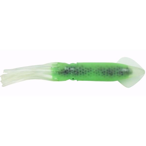 Squid, Full Body, 7 inch, Green, Black