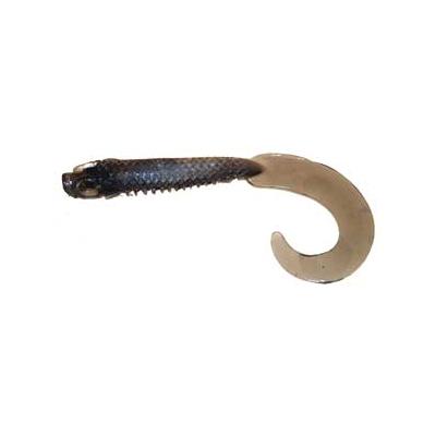 Soft Bait Curly Tail Blue , Grey 3 inch 10 pack