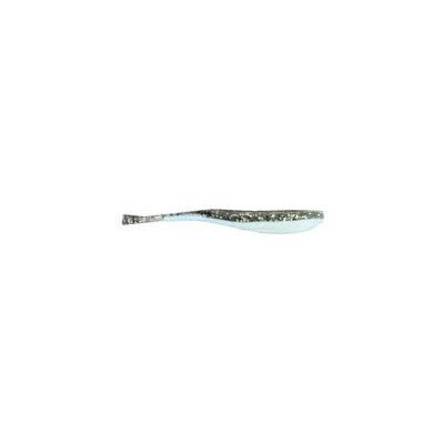 Soft Bait Shad Straight Tail 4 Inch Clear Pearl (4-Pack)