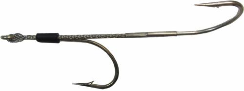 Eagle Claw Mooching Double Hook Set 8/0 1050 Hooks 480lb SS Cable