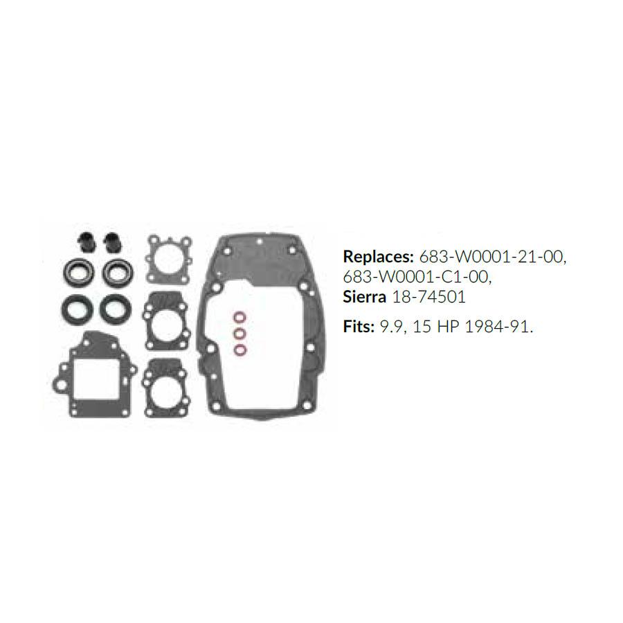 Lower Unit Seal Kit Replaces Yamaha 683-W0001-21-00, 683-W0001-C1-00