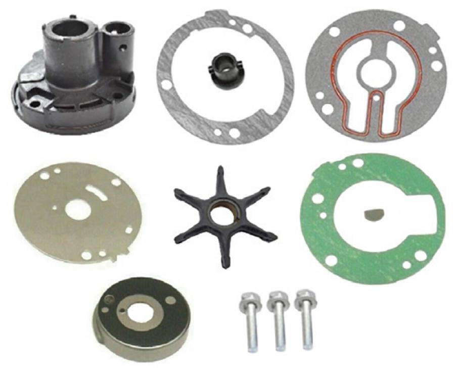 Water Pump Kit with Housing for Yamaha Repalces 689-W0078-06-00, 689-W0078-A6-00 and Mercury 95611M