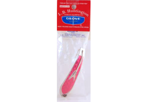 Huntington 1-HPFS Drone Spoon Hot Pink Flash Scale 3-1/4" 3/8oz