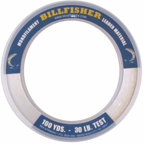 Billfisher LB30100 Leader Bracelet 30Lb 100Yds Clear Mono