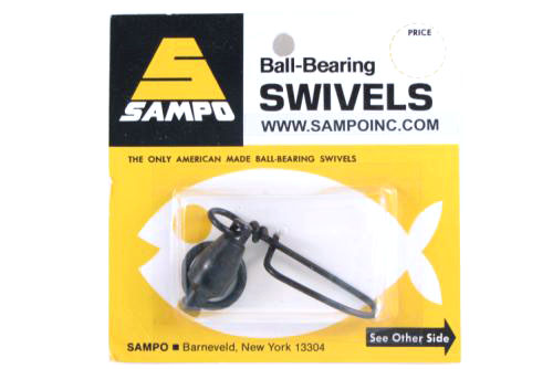 Sampo BX8CB BB Coastlock Snap Swivel Black 300Lb Bubble Cd/1Pk