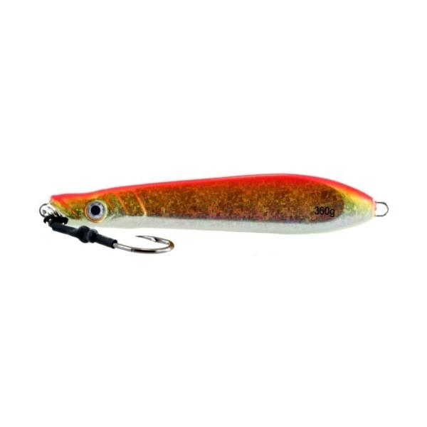 Vertical Jig Syrma Orange/Glitter 12.25 ounce - Almost Alive Lures