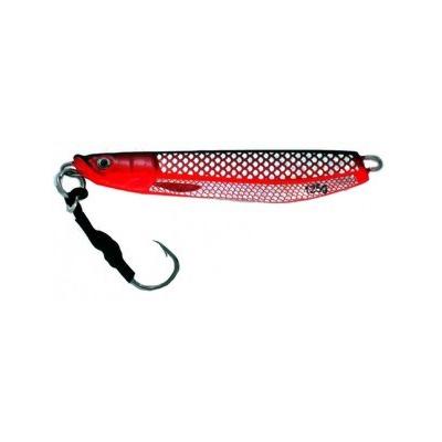 Vertical Jig Sarin Black/Red/Flash 4.4 ounce - Almost Alive Lures
