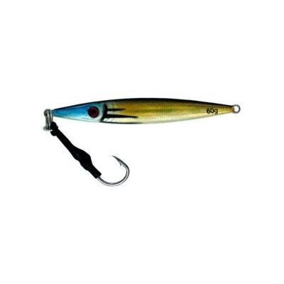 Vertical Jig Garnet Star Blue/Gold/Glow 2 ounce - Almost Alive Lures