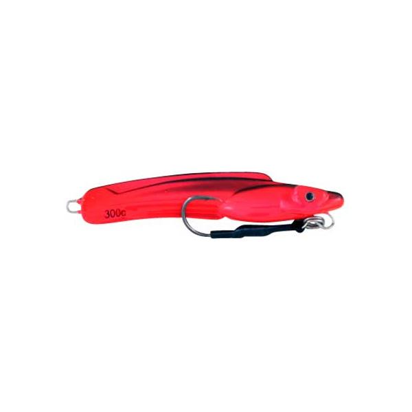 Vertical Jig Grumium Red/Black 10.5 ounce - Almost Alive Lures