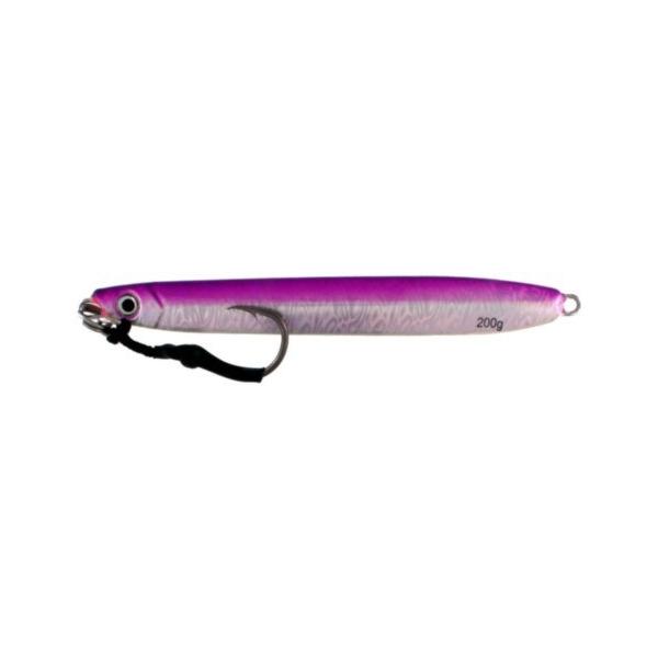 Vertical Jig Sasin Purple/Flash 7 ounce - Almost Alive Lures