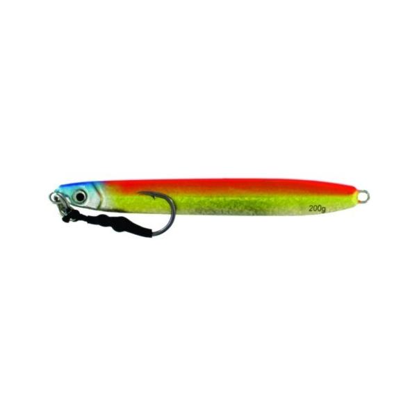 Vertical Jig Sasin Orange/Yellow/Blue Flash 7 ounce - Almost Alive Lures