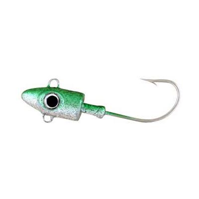 Jig Head Nihal Green/Silver 3.5 ounce - Almost Alive Lures