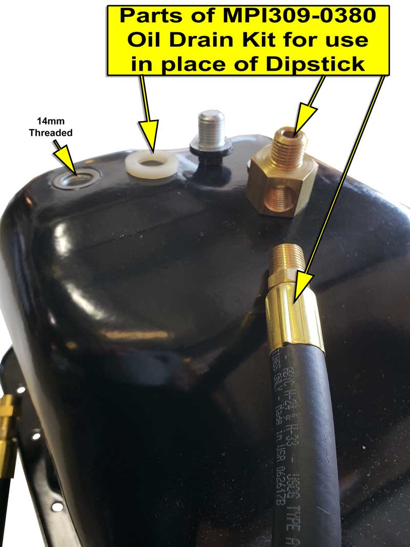 Oil Drain Kit 14 mm Ford Metric