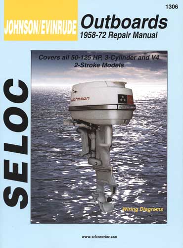Manual Book Service Repair for Johnson Evinrude Outboard 58-72 50-125HP