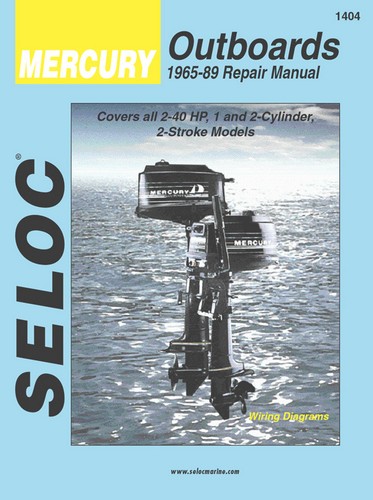 Repair Manual, Mercury Outboards 65-89 2-40 HP