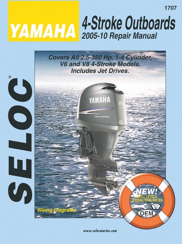 Repair Manual for Yamaha All 4 Stroke Outboards 2005-2010