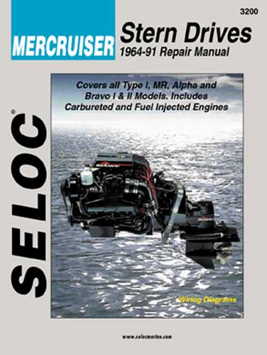 Repair Manual, Mercruiser Inboard, I-O 64-91