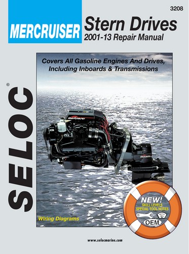Repair Manual for Mercruiser Inboard and I-O 2001-2013