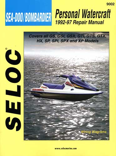 Repair Manual, Sea-Doo PWC 92-97