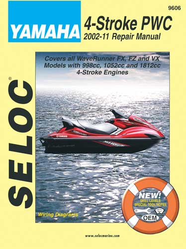 Repair Manual for Yamaha PWC All 4 Stroke Models 2002-2011