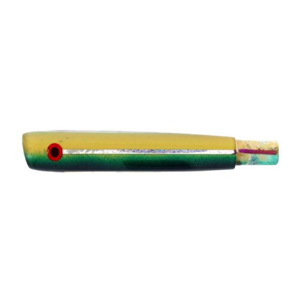 Soopah Lure Head, Yellow Back, Green Belly, Large