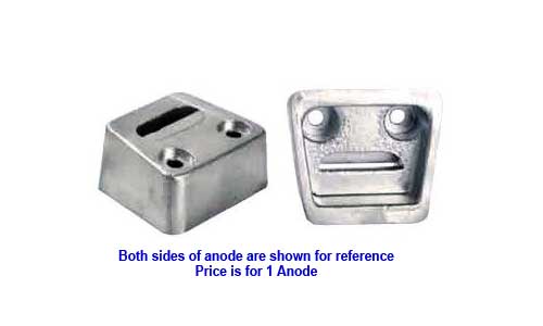 Anode Zinc Transom Block for Volvo SX OMC SX and King Cobra 3854130