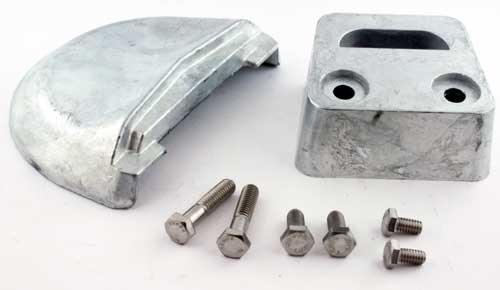 Anode Zinc Kit for Volvo Penta SX Outdrives with Hardware