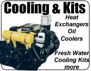 heat exchanger, fresh water cooling kit, oil cooler, transmission cooler