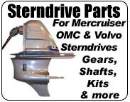 Marine shafts, gears, u-joints, outdrive parts