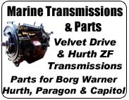 Borg Warner, Hurth, Paragon, ZF, Velvet Drive, Capitol marine transmission and parts
