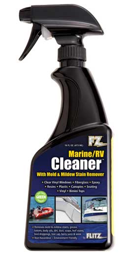 Cleaner Marine RV with Mold-Mildew Stain Remover 16 oz Spray Bottle Flitz MAC 20206