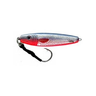 Vertical Jig Electra Blue/Red/Silver 5.3 ounce - Almost Alive Lures