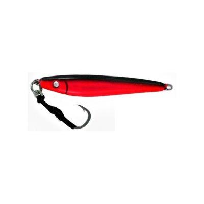Vertical Jig Nunki Black/Red 3.5 ounce - Almost Alive Lures