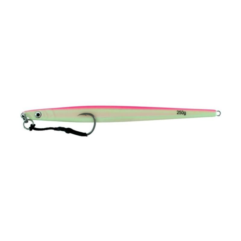 Vertical Jig Rana II Pink/Glow 8.75 ounce - Almost Alive Lures
