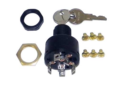 Switch Ignition for Mercury Outboard 6 Terminal 87-88107