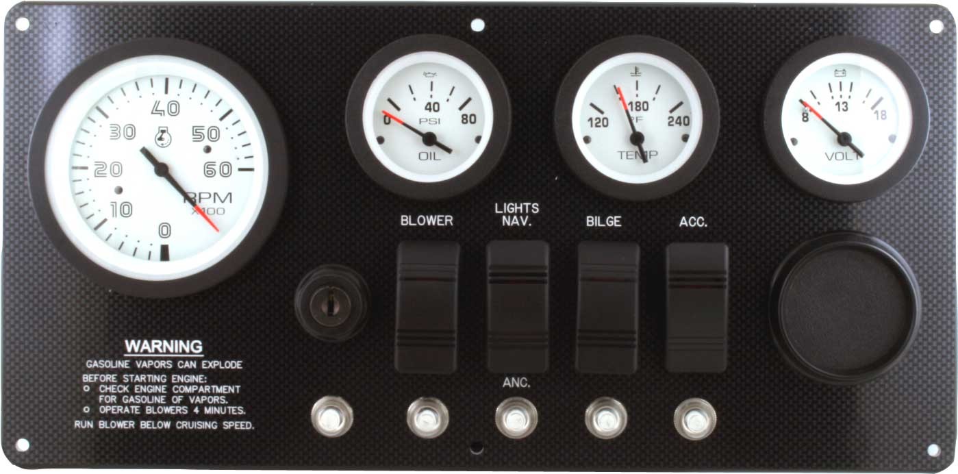Instrument Panels | Gauges | Senders | Harnesses | Basic Power ignition switch wiring diagram boats 