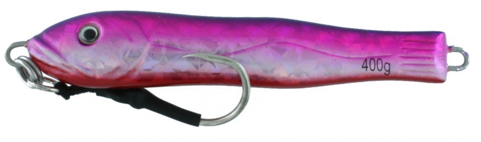 Vertical Jig Kuma Purple/Flash 14 ounce - Almost Alive Lures