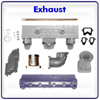 Chrysler Inboard Exhaust - Manifolds, Risers, Elbows, Gaskets