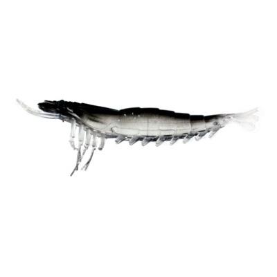 Shrimp, 3.5 inch, Natural Black 6 pack