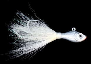 Buck Tail 6 Inch 3.2 oz Silver and Red