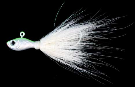 Buck Tail 5.5 Inch 2 oz Chartreuse and Silver