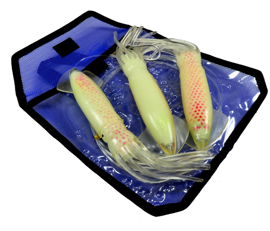 Almost Alive Lures Squid Daisy Chain with Stinger Hook AADCSQ-10